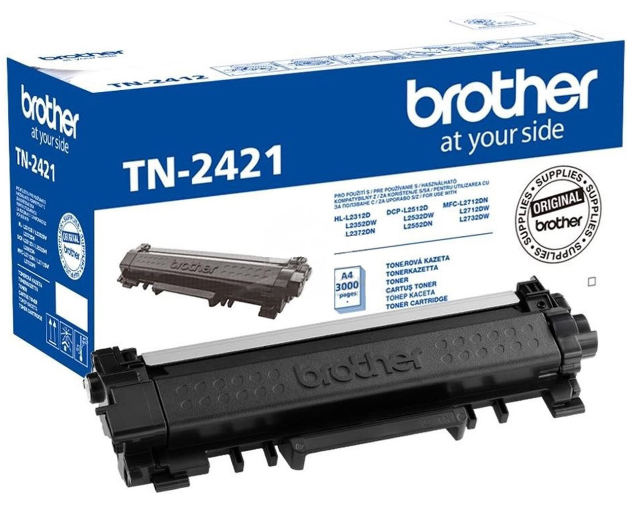 L dn. Brother 2512 картридж. TN-2411, TN-2421.
